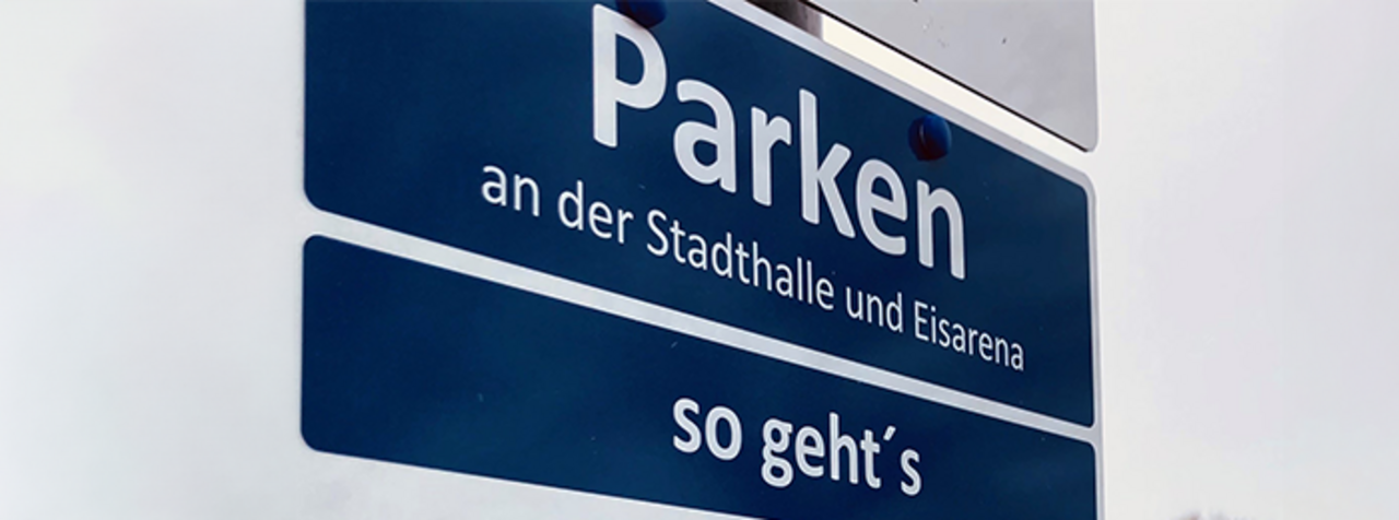 Schild Parken